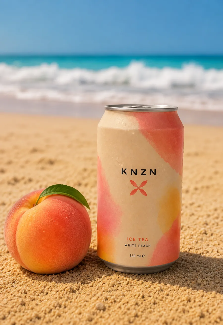 KNZN Dose am Strand mit Pfirsich